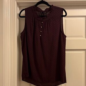 41 Hawthorn Plum Sleeveless Blouse